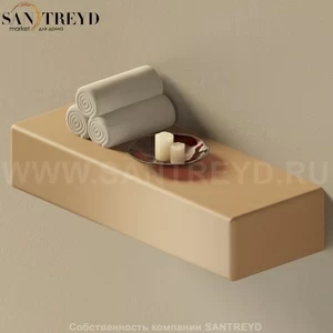 Flaminia BRICK Полка коричневая 5090.9004