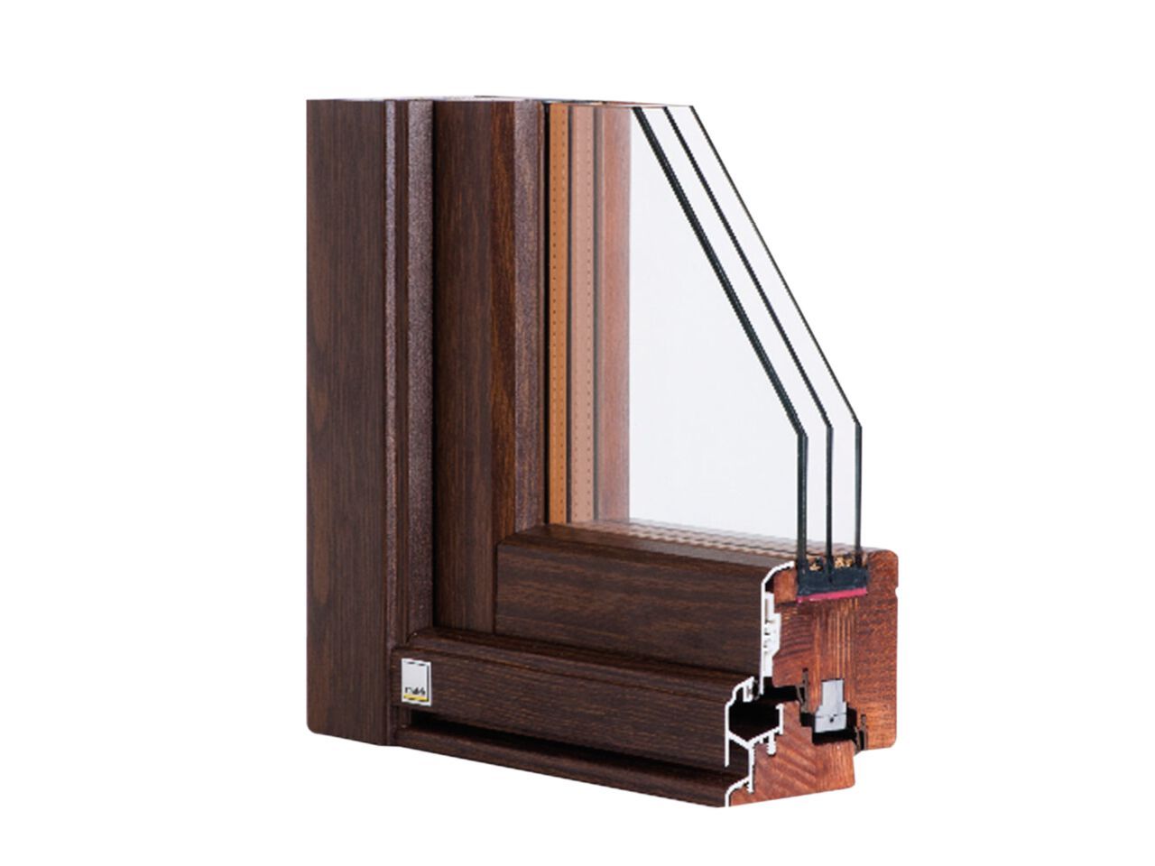 Энергосберегающее алюминиевое деревянное окно Sciuker Frames STRATEK ARCH-00136987 - Вид №2