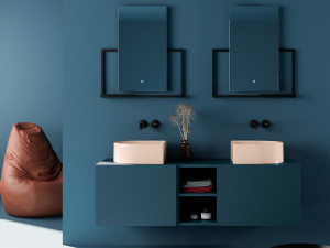 Двойной подвесной умывальник