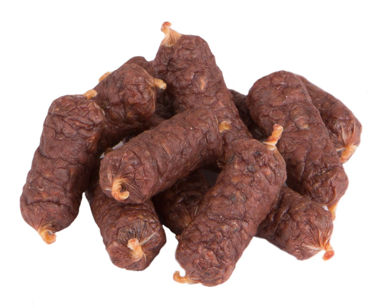 ПР0039784 Лакомство для собак Salamini Колбаски сыровяленые с бараниной пакет 40г TITBIT  - Вид №1