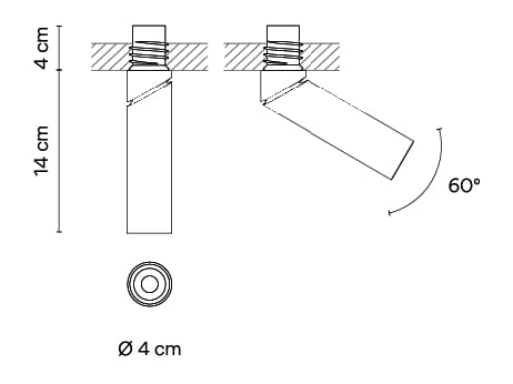 Алюминиевый утопленный прожектор Vibia Bind Solo ARCH-00151608 - Вид №6