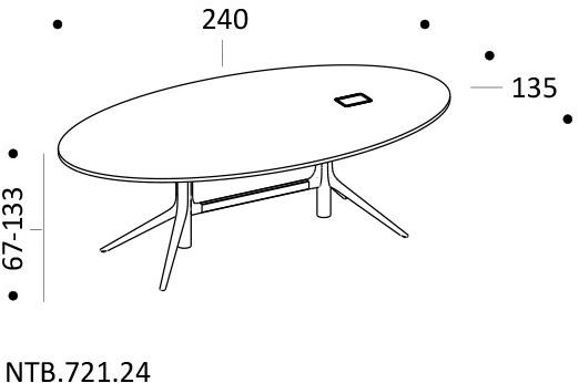 ICF Овальный стол Notable sun-id-1467782 - Вид №5