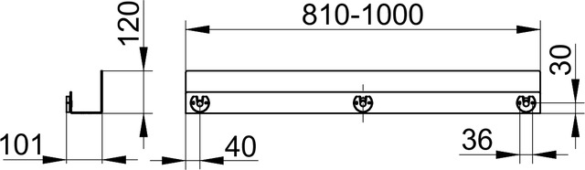 24953370100 Полочка для душа KEUCO ПОЛОЧКИ ДЛЯ ДУША - Вид №5