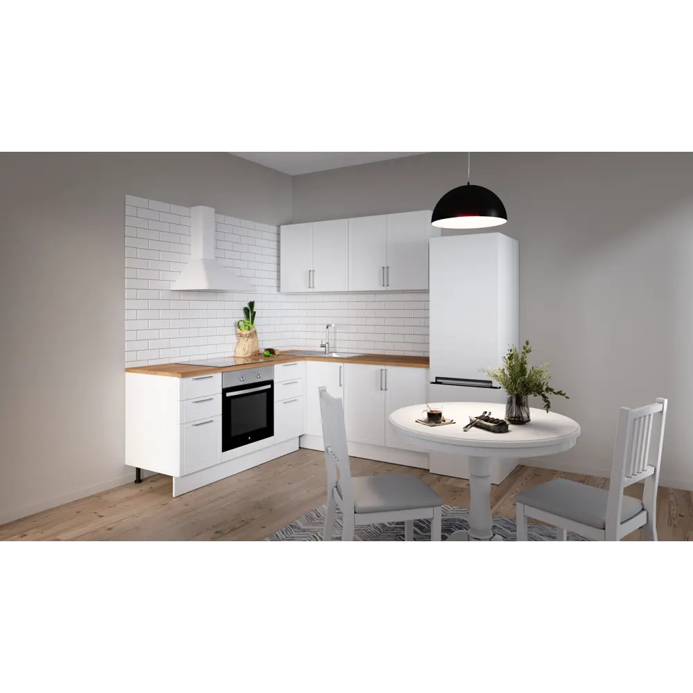 Кухонный шкаф навесной Агидель 80x67.6x29 см МДФ цвет белый DELINIA STLM-2206758 - Вид №7