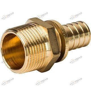 Переходник НР 25x1" аксиальный для труб из сшитого полиэтилена STOUT SFA0001002510