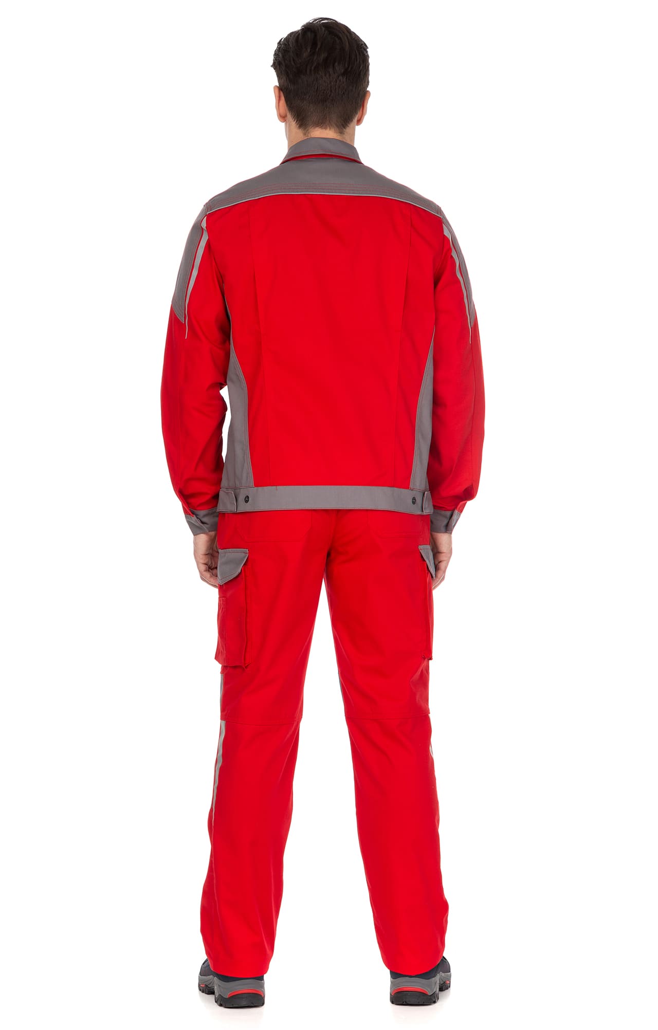 70062 Костюм  NEW красный с серым STATUS  Летняя спецодежда  размер 64-66/182-188  - Вид №10