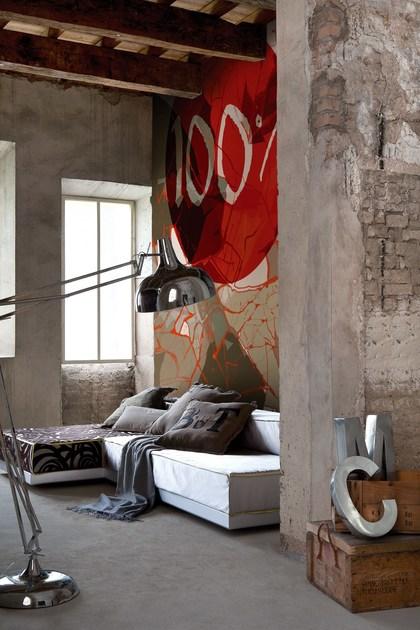 Wall&decò С надписью Contemporary wallpaper 2013 sun-id-1402448 - Вид №1