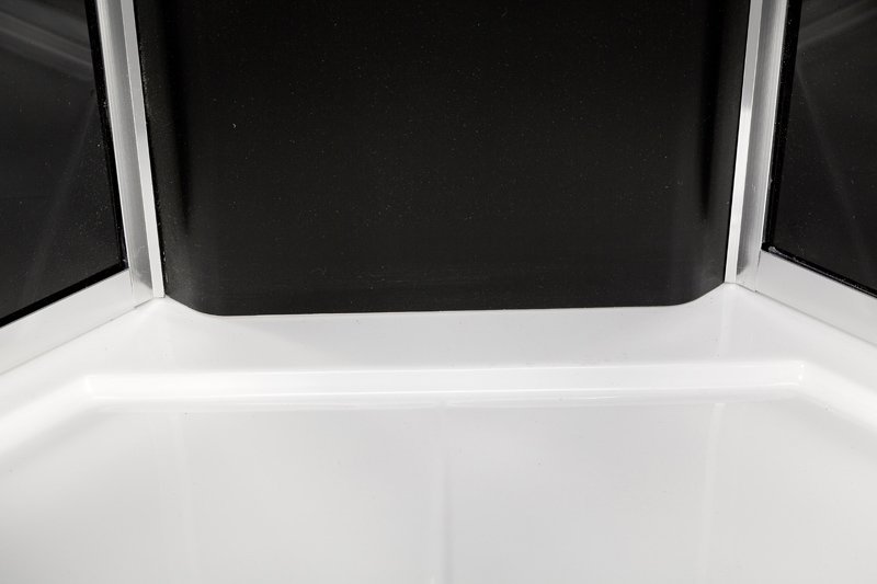 ЕМ1511 Rс электрикой (эл.) Душевая кабина DETO Серия EM BМ4510 с гидромассажем BLACK - Вид №7