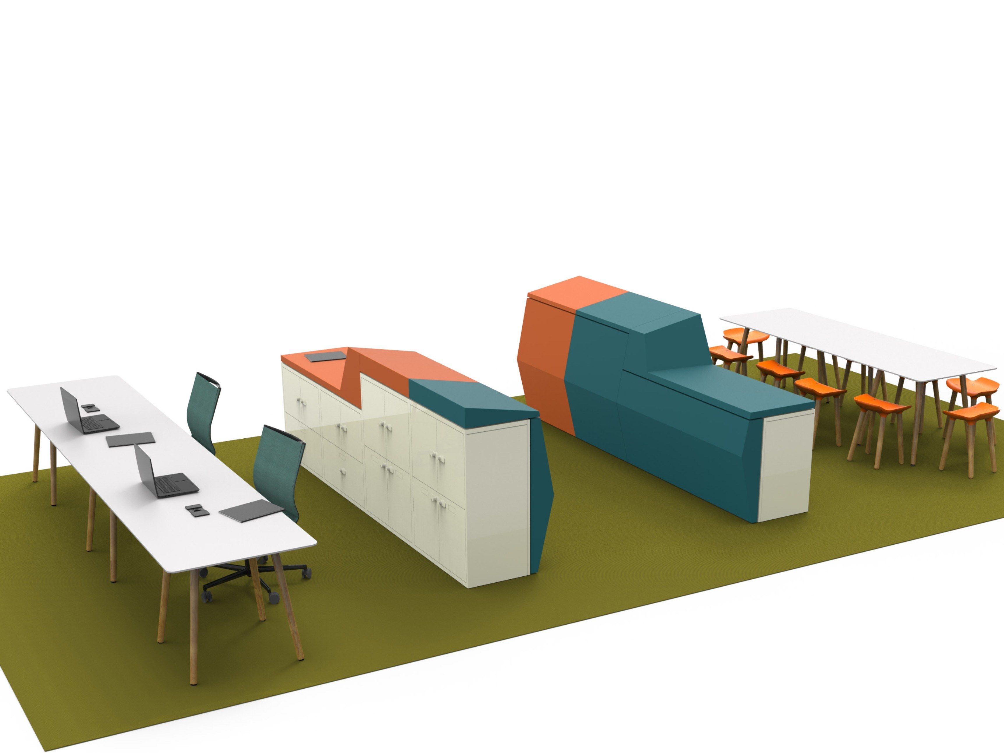 Обивка офисных модулей из пены QM Quinze & Milan LEAN ARCH-00124076 - Вид №10