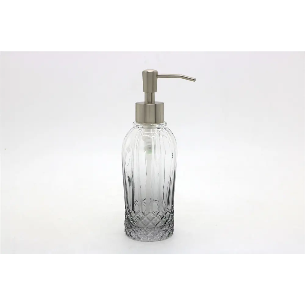 Дозатор для жидкого мыла PROFFI HOME Gray Crystal — серый кристалл для гигиены 89381151 STLM-1577616 - Вид №1