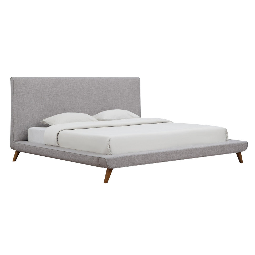 Кровать двуспальная 160х200 серая Chameleo Bare ICON DESIGNE CHAMELEO 177966 Серый  - Вид №2