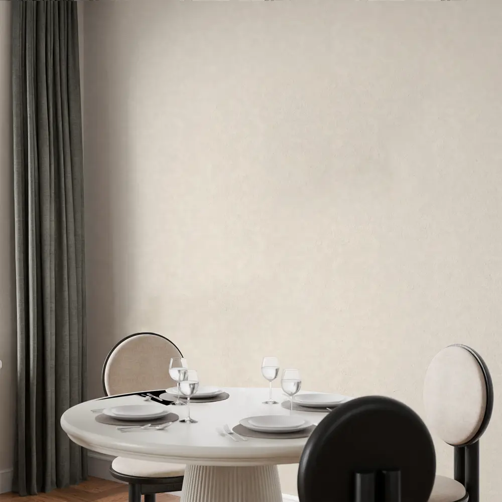 Флизелиновые обои Сильвия темно-бежевые с эффектом штукатурки 89439251 Santreyd STLM-1579651 - Вид №2