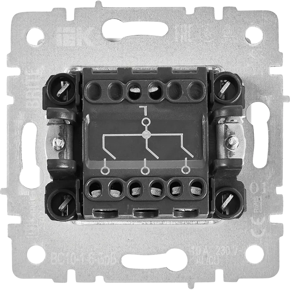 Выключатель IEK Brite 3-клавишный бежевый для современного интерьера 87761687 STLM-1116350 - Вид №2