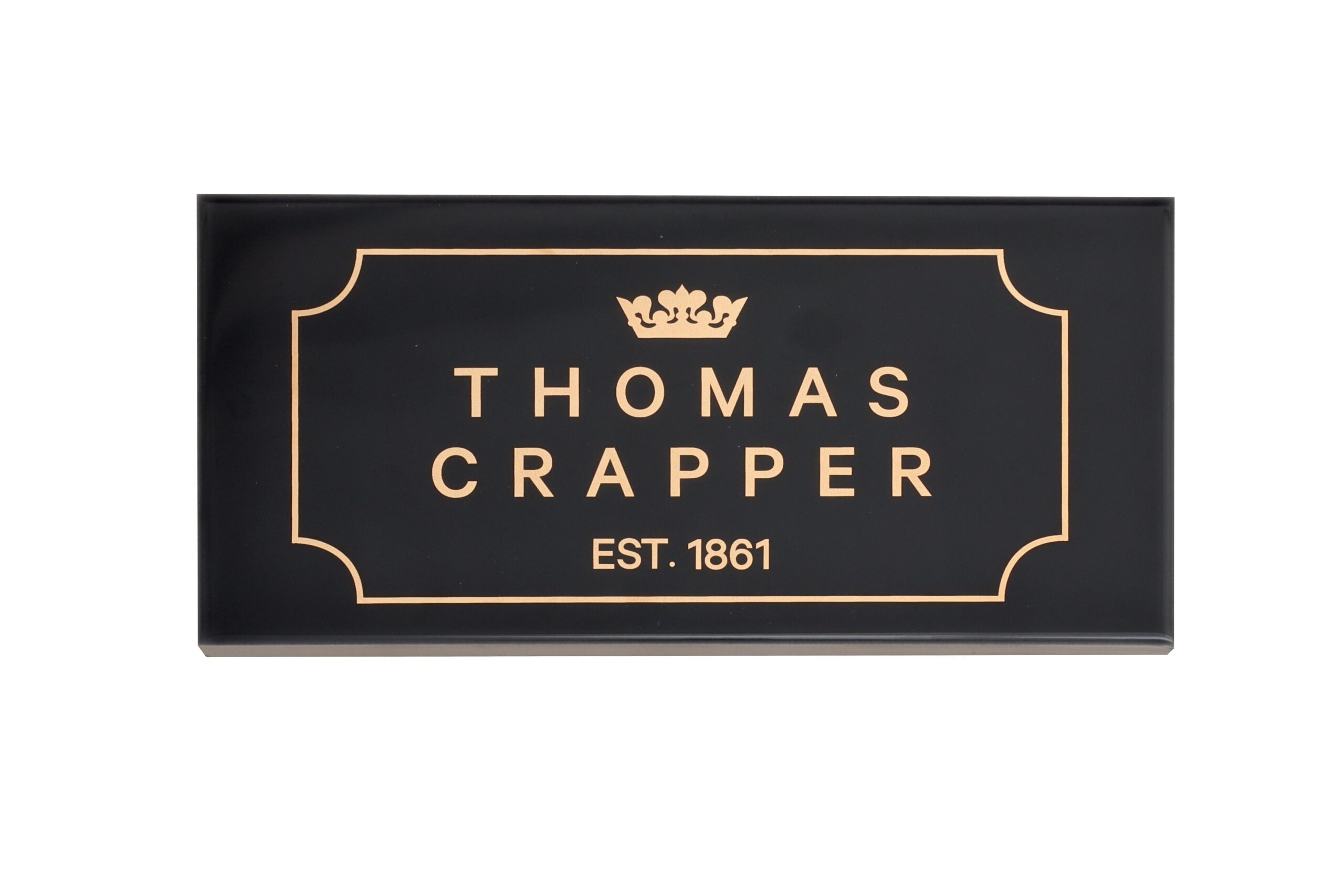 TCTINON Thomas Crapper Декоративная плитка с логотипом Onyx Thomas Crapper  - Вид №1