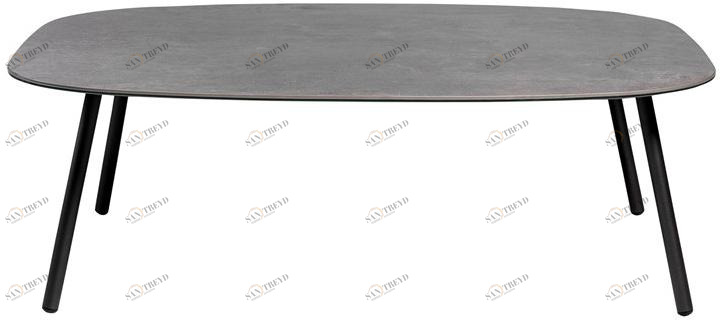 TRIBÙ Низкий прямоугольный садовый столик из керамики Tosca sun-id-1423413