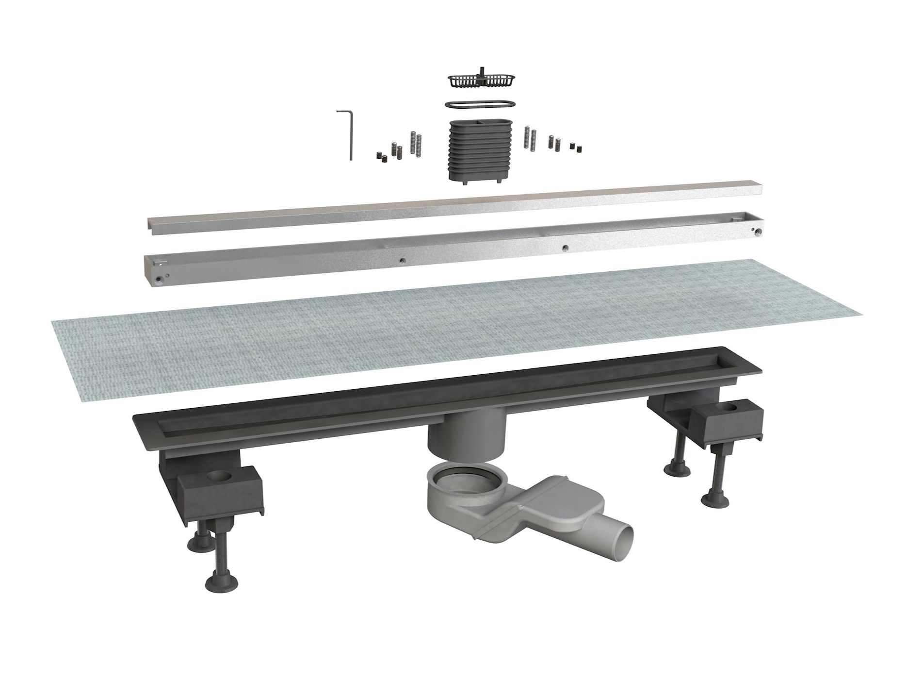 Алюминиевый слив для душа Bonomini Canalissima ARCH-00061653 - Вид №1