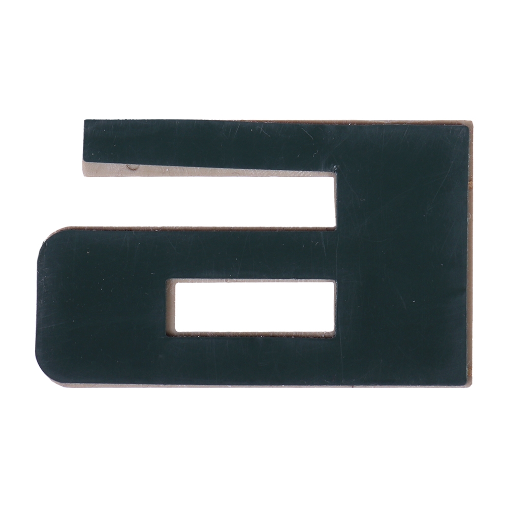 Дверная буква  «Б», 37х6х60 мм, матовое золото LJPS0059 Public Steel Россия  - Вид №1