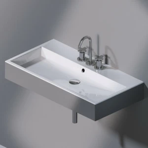 L278T1R3V4.216 Подвесная раковина настенная прямоугольная A. e T. Italia  серая