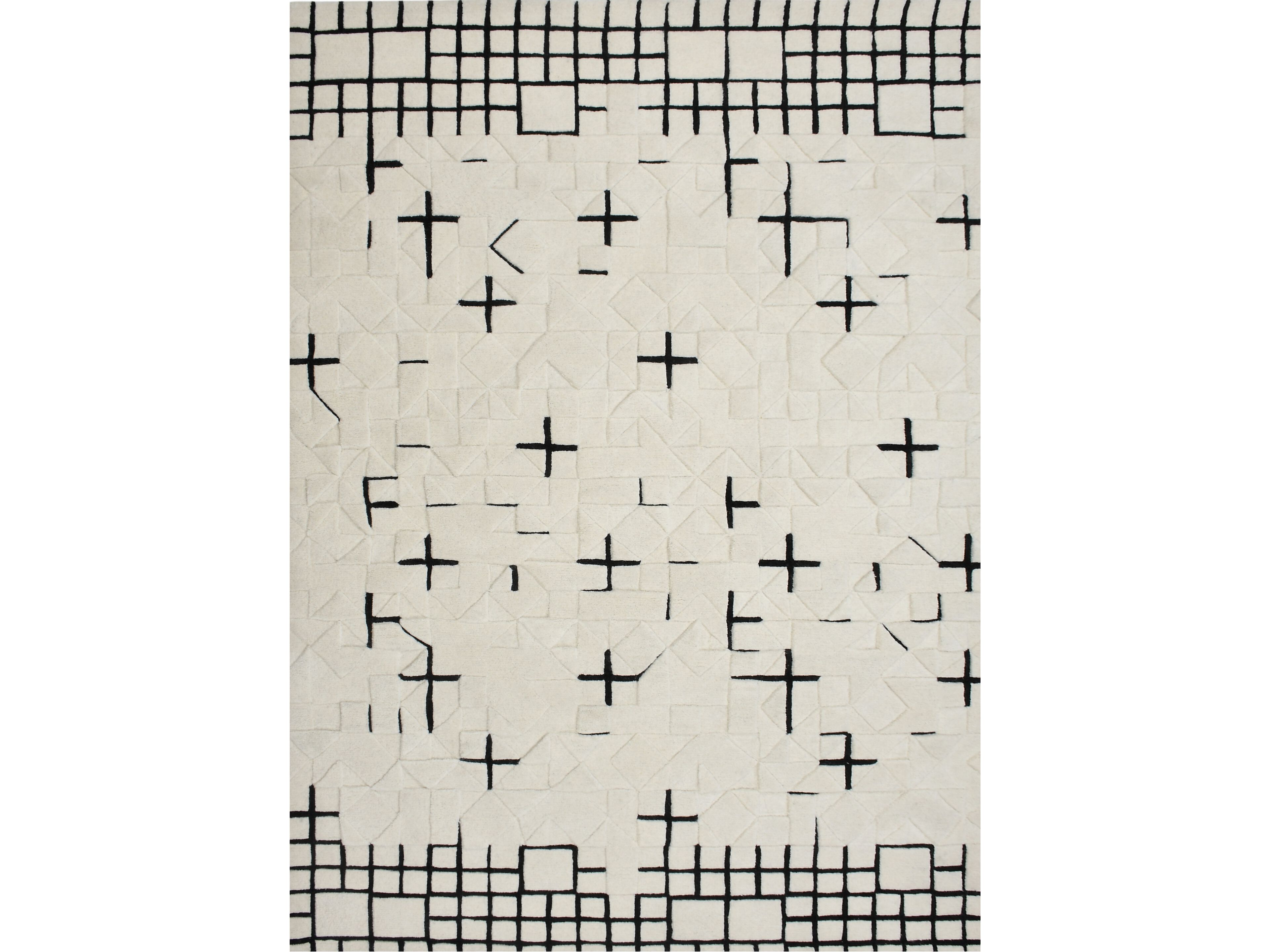 Прямоугольный шерстяной ковер с геометрическим рисунком Biobject SKY ARCH-00099975