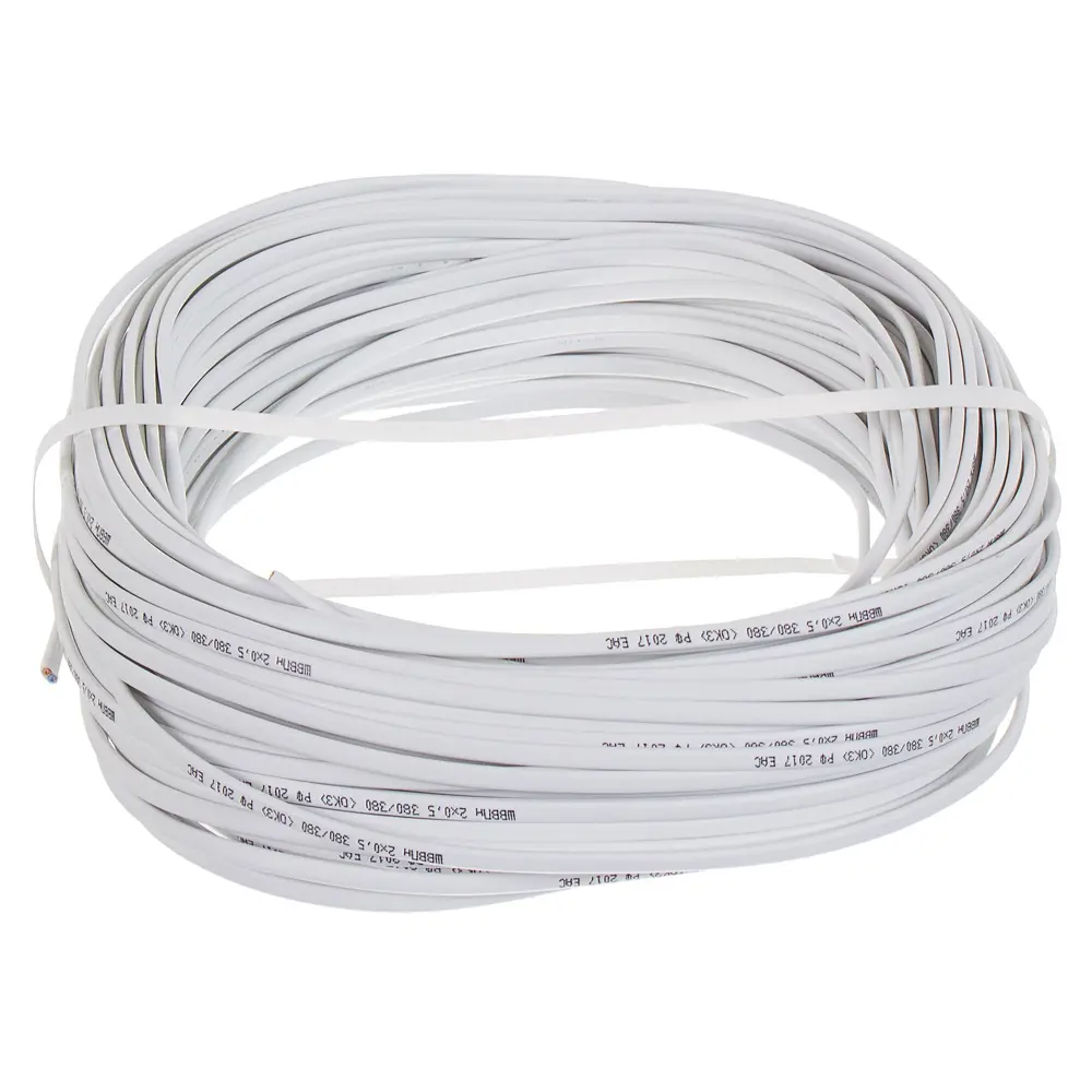 Камит ШВВПн 2x0.5 белый 50м - гибкий провод для бытовой техники 18824702 STLM-1573096 - Вид №3
