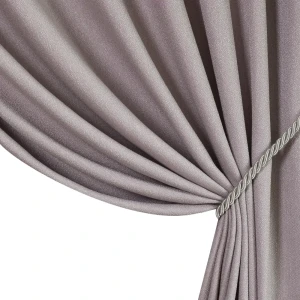 Штора на ленте Весна 160x260 см цвет розовый