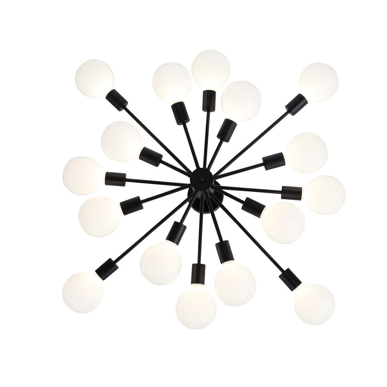 Потолочная люстра ST Luce Ano SL419.402.16 ST LUCE ДИЗАЙНЕРСКИЕ, ANO 328891 Черный;коричневый  - Вид №2