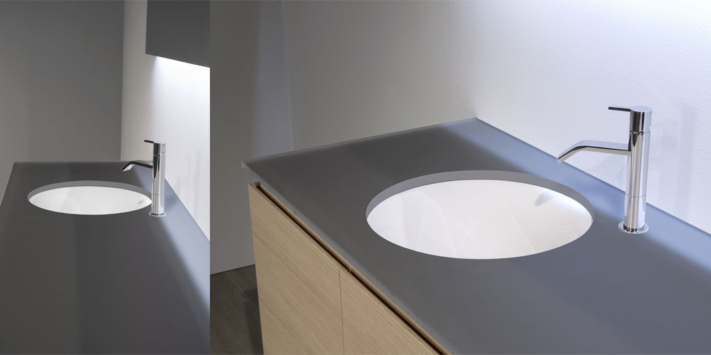 TRIOTONDO Накладная раковина под столешницу  овальная Antoniolupi  - Вид №1