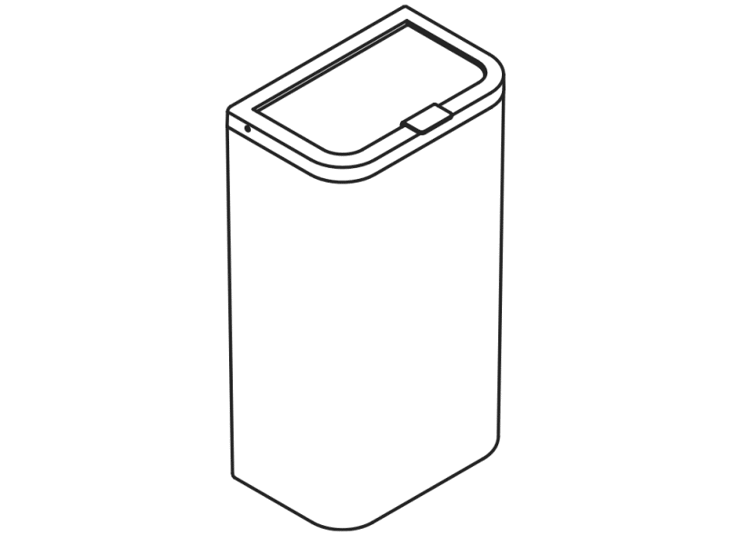 477.05.20299 корзина для бумаг HEWI Serie 477/801  - Вид №17