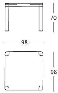 Zanotta Квадратный игровой стол sun-id-1498042 - Вид №2
