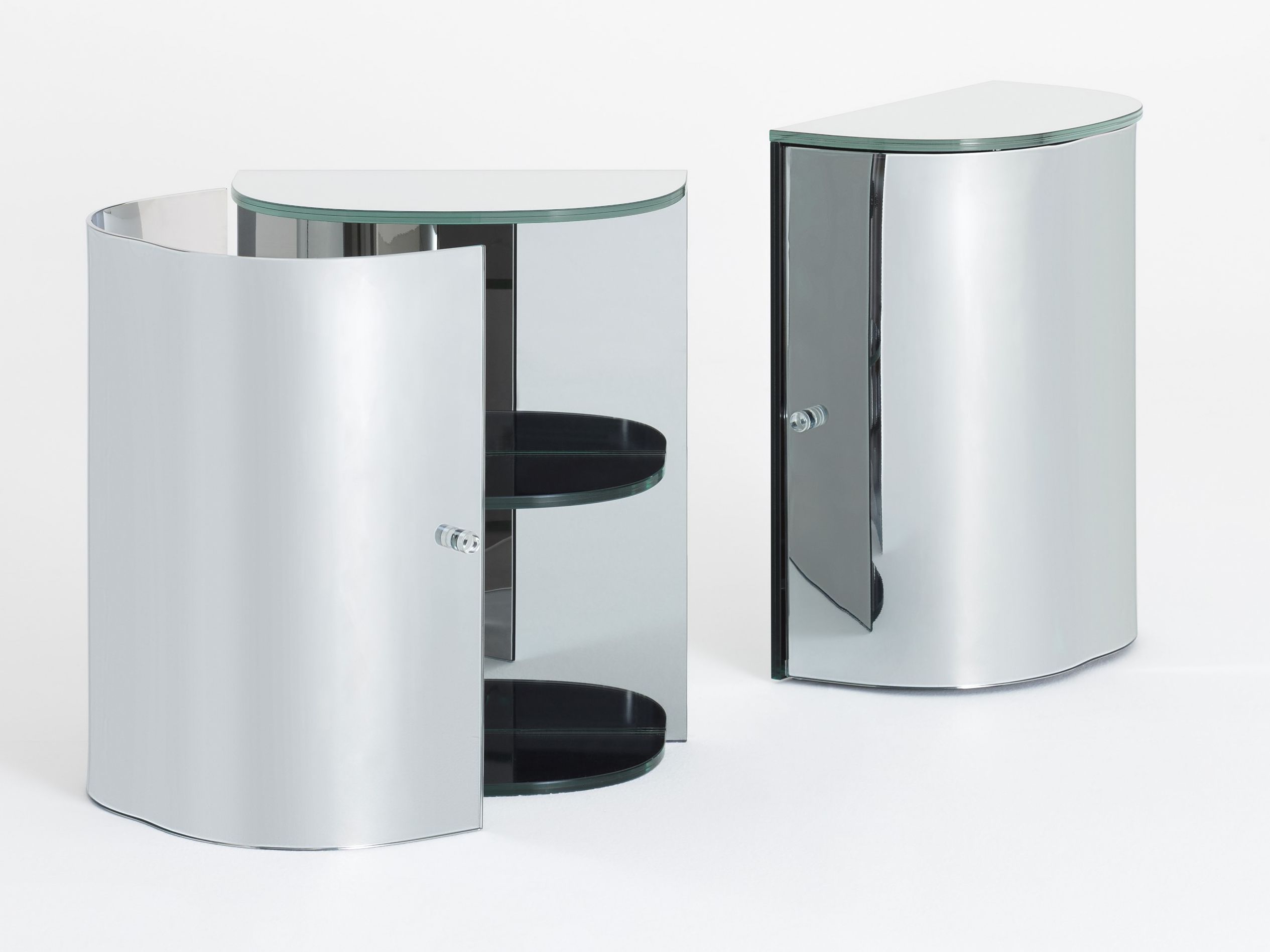 Прикроватная тумбочка из хрусталя Glas Italia Oltralpe ARCH-00046807 - Вид №1