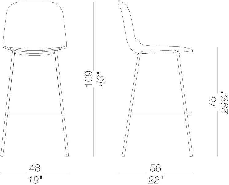 Lapalma Высокий садовый табурет с подставкой для ног Seela outdoor sun-id-1508311 - Вид №9