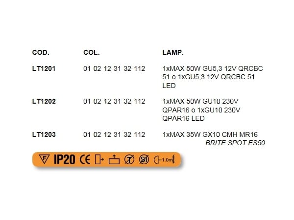 Окрашенный металлический поворотный встраиваемый прожектор Lucifero's Инки ARCH-00083525 - Вид №13