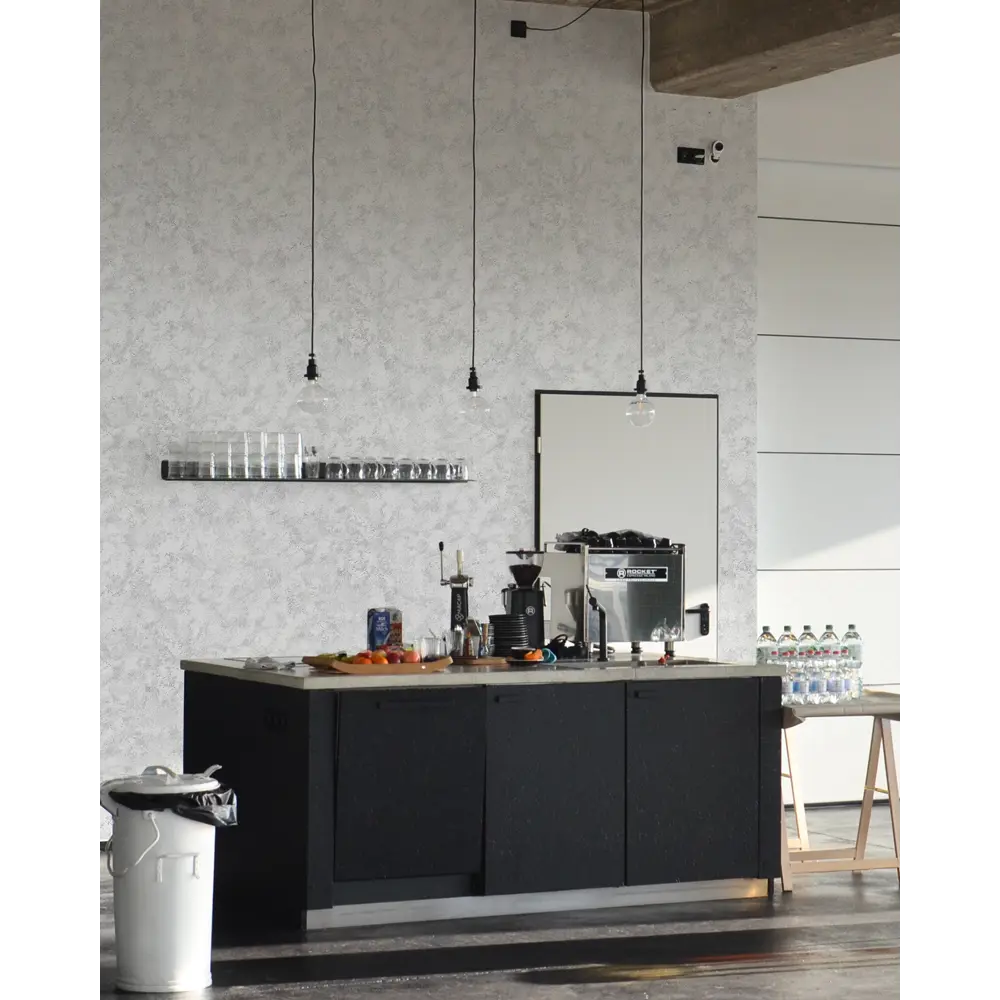 Обои флизелиновые Peonia серые 1.06x10 м 168389-27 SOLO STLM-2199675 - Вид №3