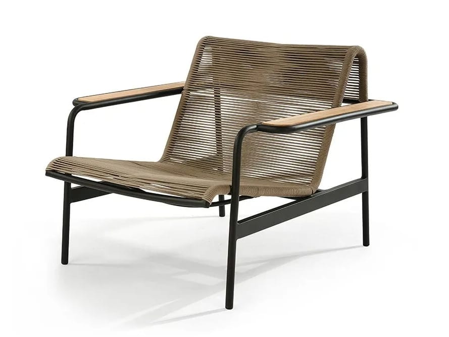 Веревочный садовый стул с подлокотниками Walters Mecox ARCH-00138046