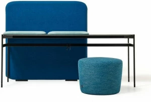 Diemme Рабочее место с металлическим основанием и верхней частью из hpl Snake