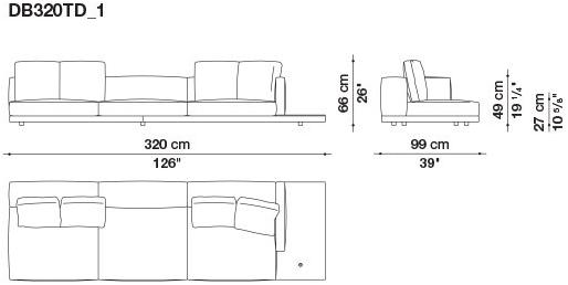 B&B Italia Кожаный диван Dock sun-id-1441060 - Вид №97