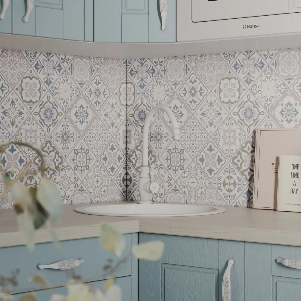 Угловой органайзер Konsensa Tomari для кухонных шкафов МДФ голубой 89423358 STLM-1582036 - Вид №10