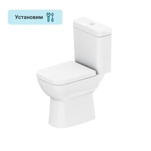 Унитаз-компакт AM.PM Tetra горизонтальный выпуск двойной слив 85343253 STLM-2065756