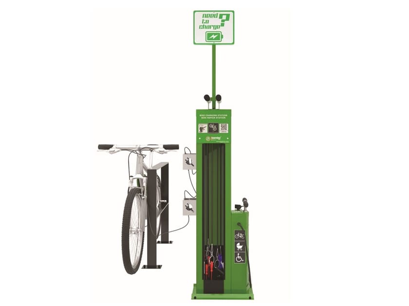 Станция для ремонта велосипедов с зарядкой e-bike Lazzari Stazione di riparazione biciclette ARCH-00104119