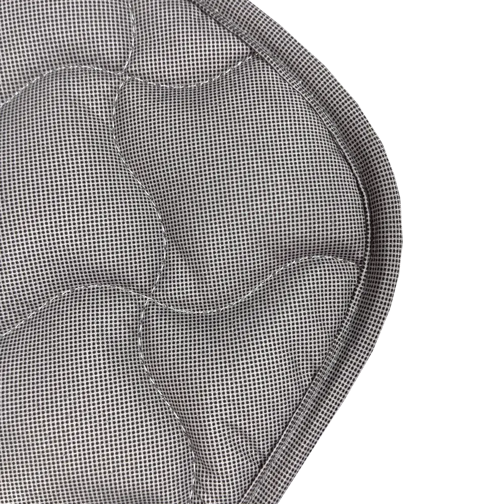 LINEN WAY — стеганая подушка-галета для стула с завязками, серый 84864746 STLM-1071190 - Вид №2