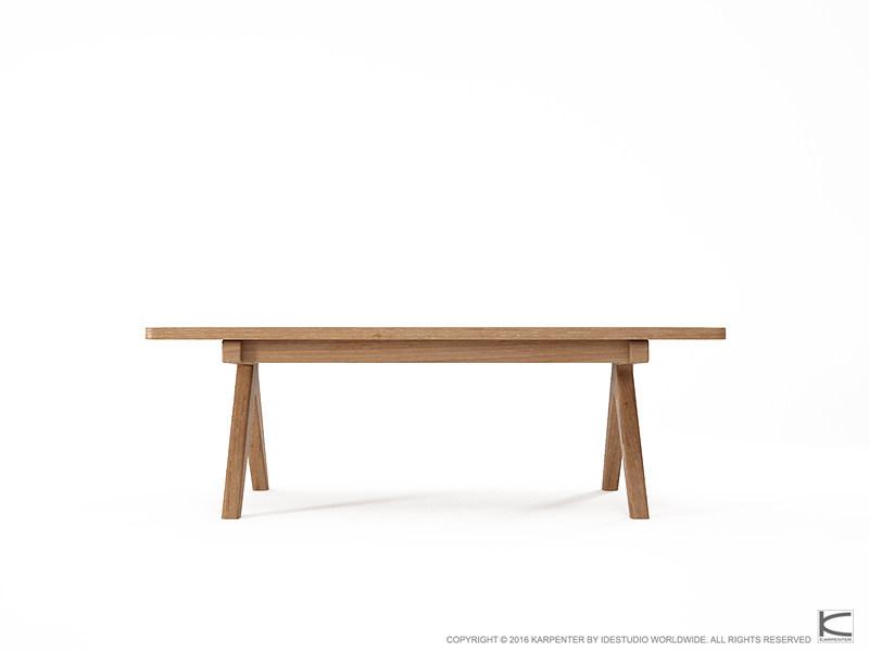 KARPENTER Прямоугольный журнальный столик из тика Tribute Tb02-t - Вид №1