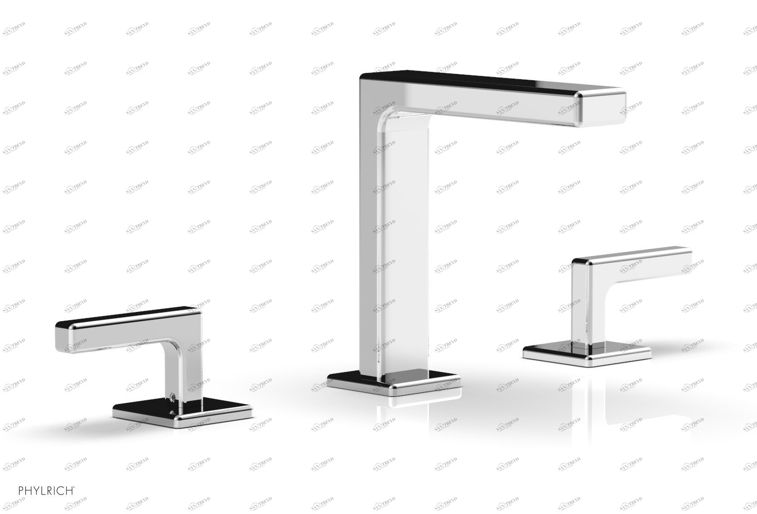 Комплект и ручки MIX Phylrich  290-02-026 Хромированный