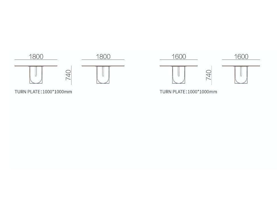 Круглый стальной обеденный стол HC28 maison GAUDI ARCH-00142940 - Вид №2
