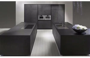 RIFRA Кухня с двойным островом из черного бетона One