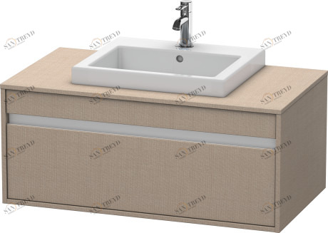 KT679507575 Ketho Тумбочка подвесная Лен, декор Duravit