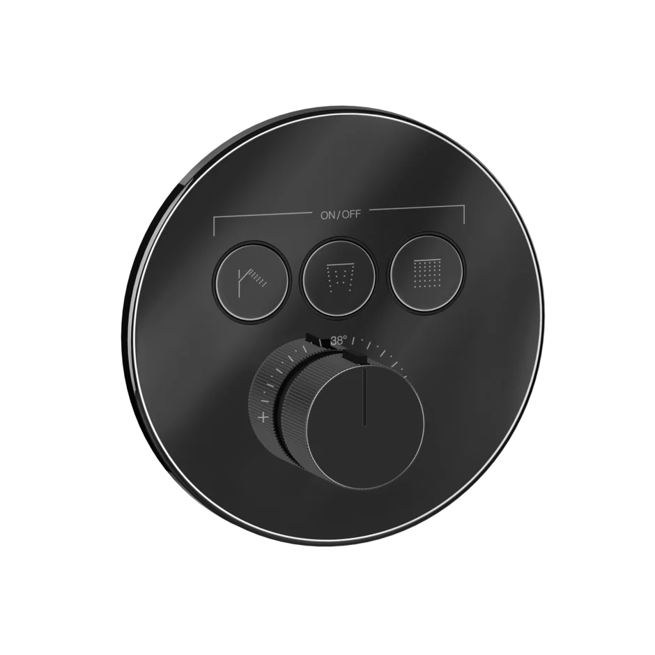 Смеситель для душа 38716 706 Gessi Hi-fi ЧЕРНЫЙ МЕТАЛЛ PVD 38716706