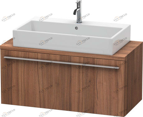 XL540407979 X-Large Тумбочка для компактной консоли Орех натуральный, декор Duravit
