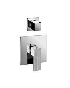 3901SB+3901A  Термостатический встраиваемый смеситель для душа, 3/4''1 выпуск 3/4'' наружная часть включает ручку запорного вентиля без ручки впуски 3/4'' Звукоизолированные ручка 3949 заказывается отдельно, см. раздел ''Ручки'' Fantini Rubinetti AR/38