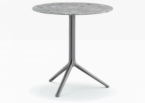 Pedrali Круглый алюминиевый стол с основанием 4 звезды