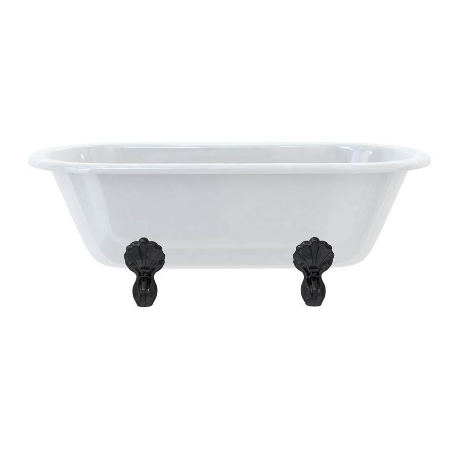 Burlington Двухсторонняя ванна Windsor 170 см с роскошными ножками с ножками Luxury Arc из хрома E3 L2C  - Вид №3